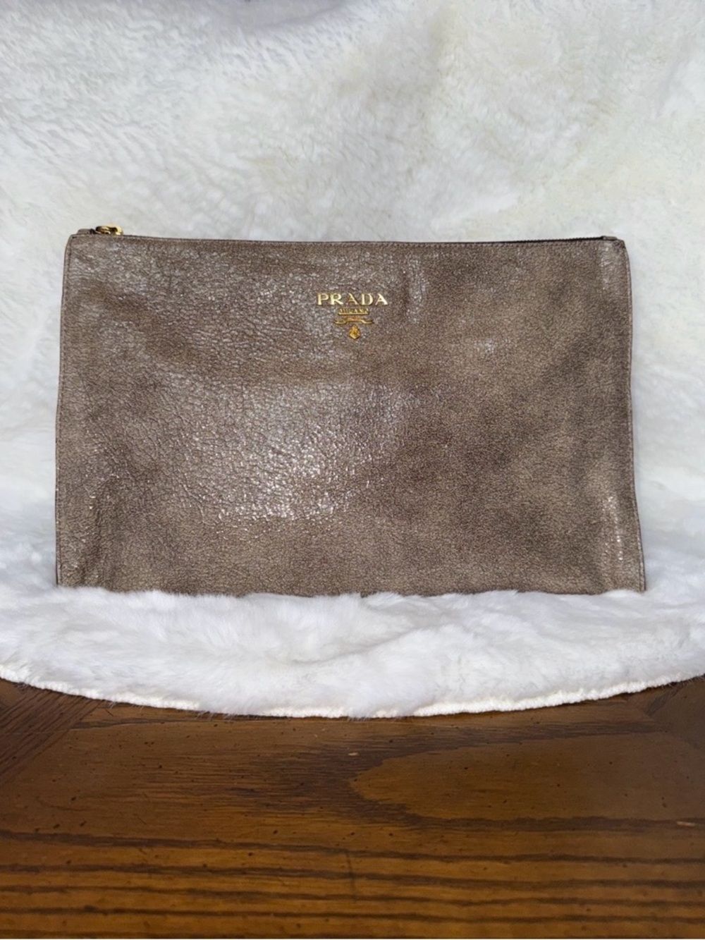 Prada Craquel Clutch